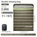 BISINNA 1pc Thickened Winter Double Sleeping Bag - Thickened Keep Warm Portable Sleeping Bag - for Camping, Hiking And Travel - Suitable for Couples And Families - Three Usage Methods - Ideal Gift for Outdoor Enthusiasts