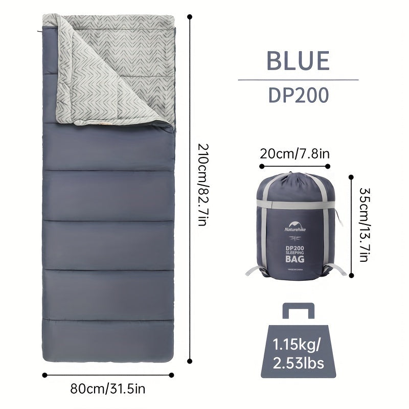 Naturehike Sammy Sleeping Bag with Marine Floating Material, Lightweight Sleeping Bags for Adults, Spliceable Double Sleeping Bag for Camping, Hiking, Backpacking