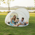 Instant Pop Up Sun Shade Tent, Lightweight Outdoor Shelter, Portable Canopy for Beach, Park, Camping & Family Outings
