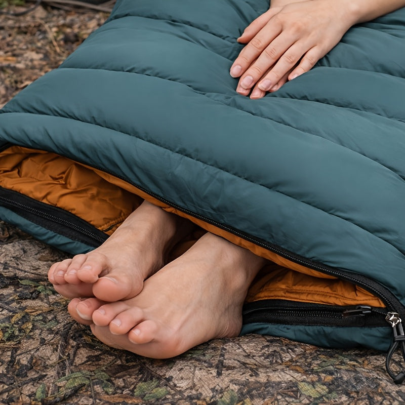 KAIROAD Adult Down Sleeping Bag for Outdoor Camping, Thickened for Winter Use, Portable And Lightweight for Car Travel, Designed to Keep You Warm During Cold Nights