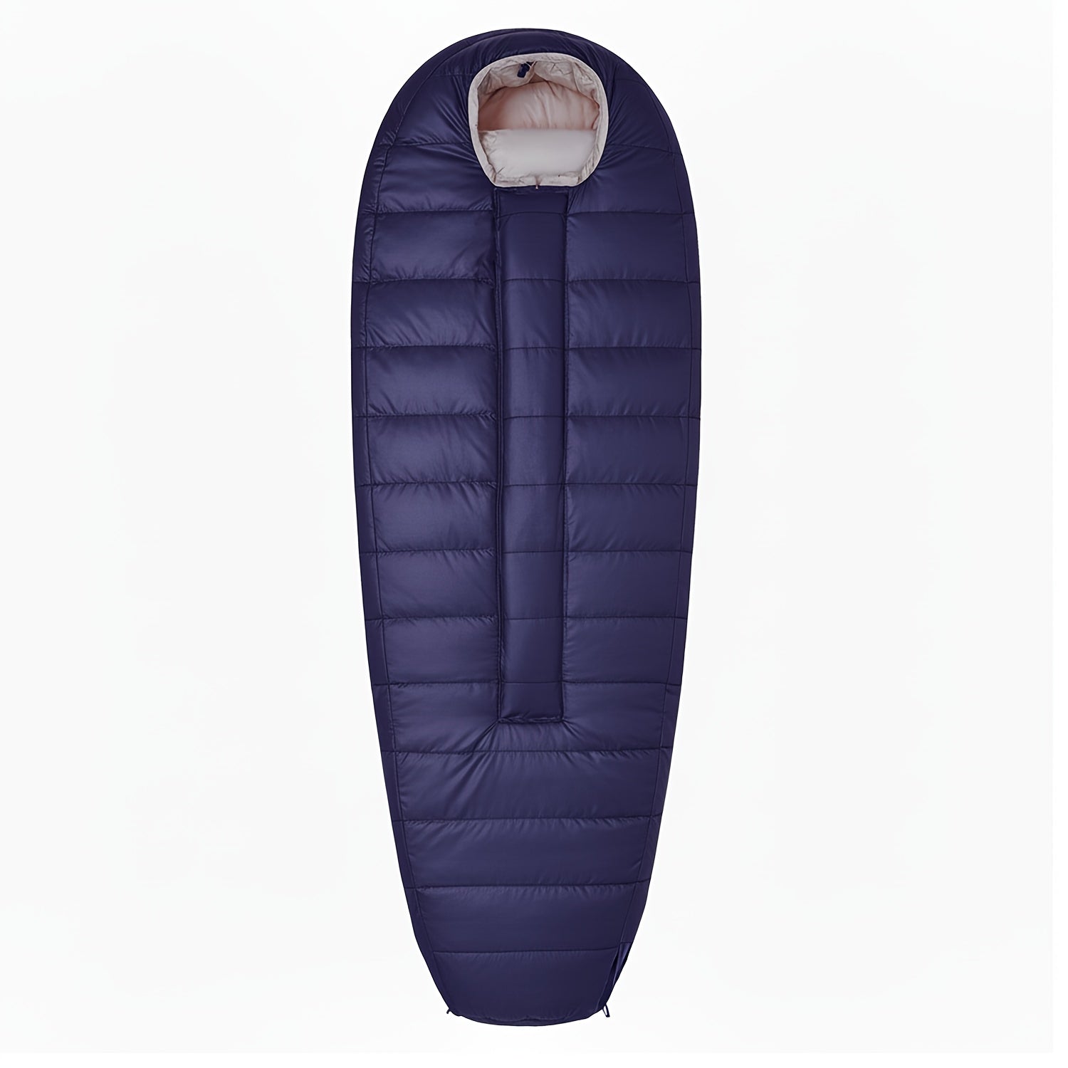 Outdoor Thickened Long Oval Sleeping Bag, YKK Zipper Prevents Jamming, Retains Warmth and Blocks Cold Air, Locks in Constant Temperature, Lightweight and Easy to Carry, Compact Size Essential for Travel