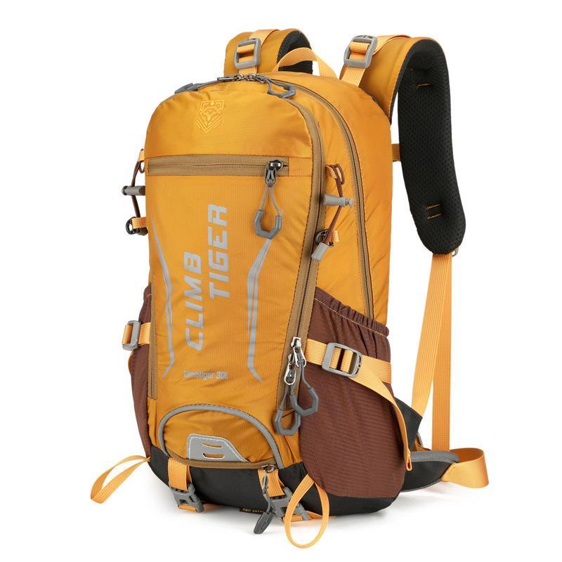 1pc Lightweight Nylon Sports Backpack with Adjustable Shoulder Strap & Zipper Closure | Outings | Wet Cleaning Care | Polyester Liner