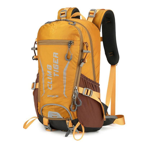 1pc Lightweight Nylon Sports Backpack with Adjustable Shoulder Strap & Zipper Closure | Outings | Wet Cleaning Care | Polyester Liner