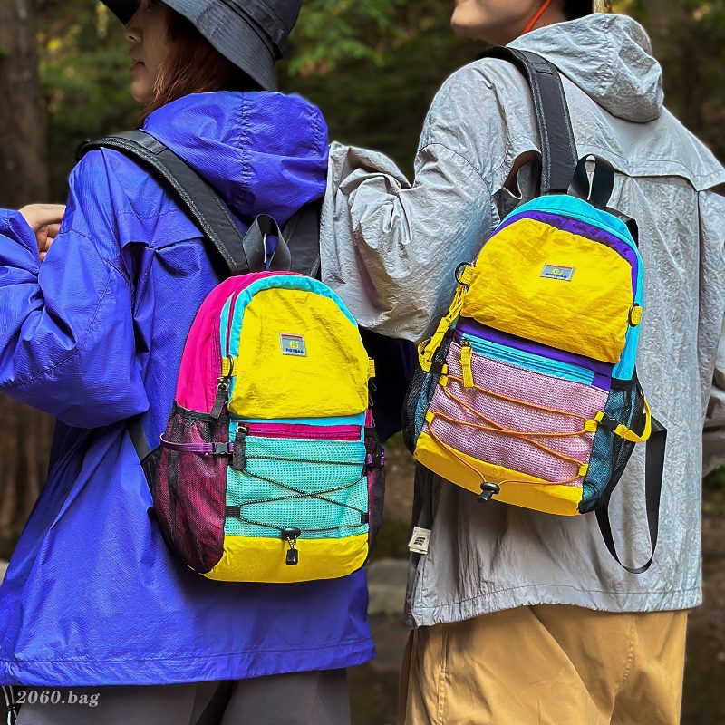 New Men's and Women's 2026 Mountaineering Bag Backpack Lightweight Summer Feeling Travel Splicing Contrast Color Outdoor Niche Backpack