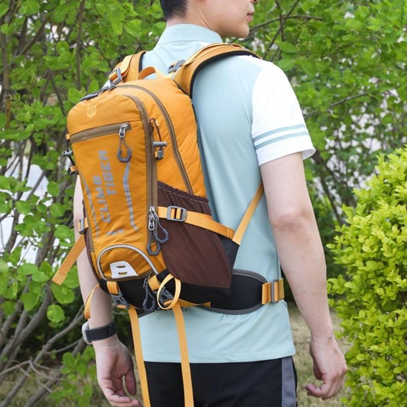 1pc Lightweight Nylon Sports Backpack with Adjustable Shoulder Strap & Zipper Closure | Outings | Wet Cleaning Care | Polyester Liner