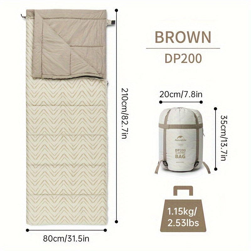 Naturehike Sammy Sleeping Bag with Marine Floating Material, Lightweight Sleeping Bags for Adults, Spliceable Double Sleeping Bag for Camping, Hiking, Backpacking